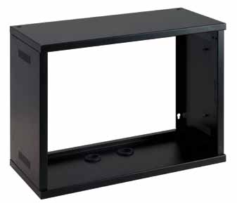 260 19 RACK wall rack Wall mounting rack series, black serie rack da muro, nero Technical specifications see table below -vedi tabella sotto 19 Accessories - Accessori 1,2 mm - 2 mm 19 racks made of