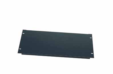 19 RACK Front rack cover panel, 5U, RAL 9005 03228 Pannello anteriore rack, 5U, cieco, RAL 9005 03226 Technical specifications 0,55 kg RACK 19 1,2 mm sheet metal - lamiera Front rack cover panel, 5U,