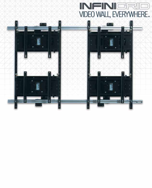 flat panel mounts SUPPORTI MONITOR MODULAR VIDEO WALL MOUNTING SYSTEM infinigrid SUPPORTO MODULARE COMPONIBILE PER VIDEO WALL infinigrid Technical specifications Diagonal Of The Monitor Diagonale del