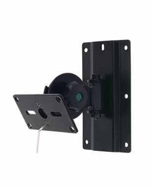 SPEAKER STANDS SUPPORTI CASSE Wall mounting bracket, adjustable, RAL 9005 00498 Supporto cassa a muro, orientabile, RAL 9005 00498 Technical specifications 2,30 kg 40 kg ø 36 mm Dim. M.