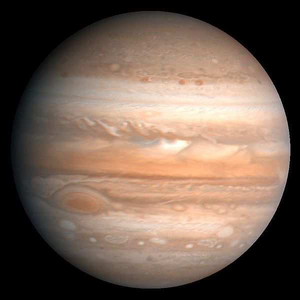 Giove (Jupiter) Distanza media dal Sole: 778,34 Milioni di Km = 5.203 U.A.