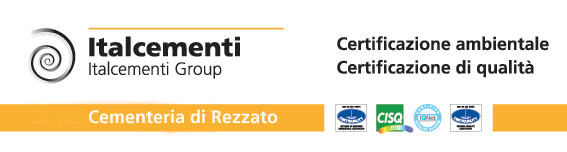 La certificazione ambientale ISO 14001 La cementeria da anni ha adottato un sistema di gestione ambientale che nel 2004 ha ricevuto certificazione secondo la norma ISO 14001.