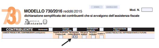 Il Modello F24 per il versamento (sezione Erario) andrà così compilato: DICHIARAZIONE INTEGRATIVA (ART. 2, CO. 8-TER, DPR. N.