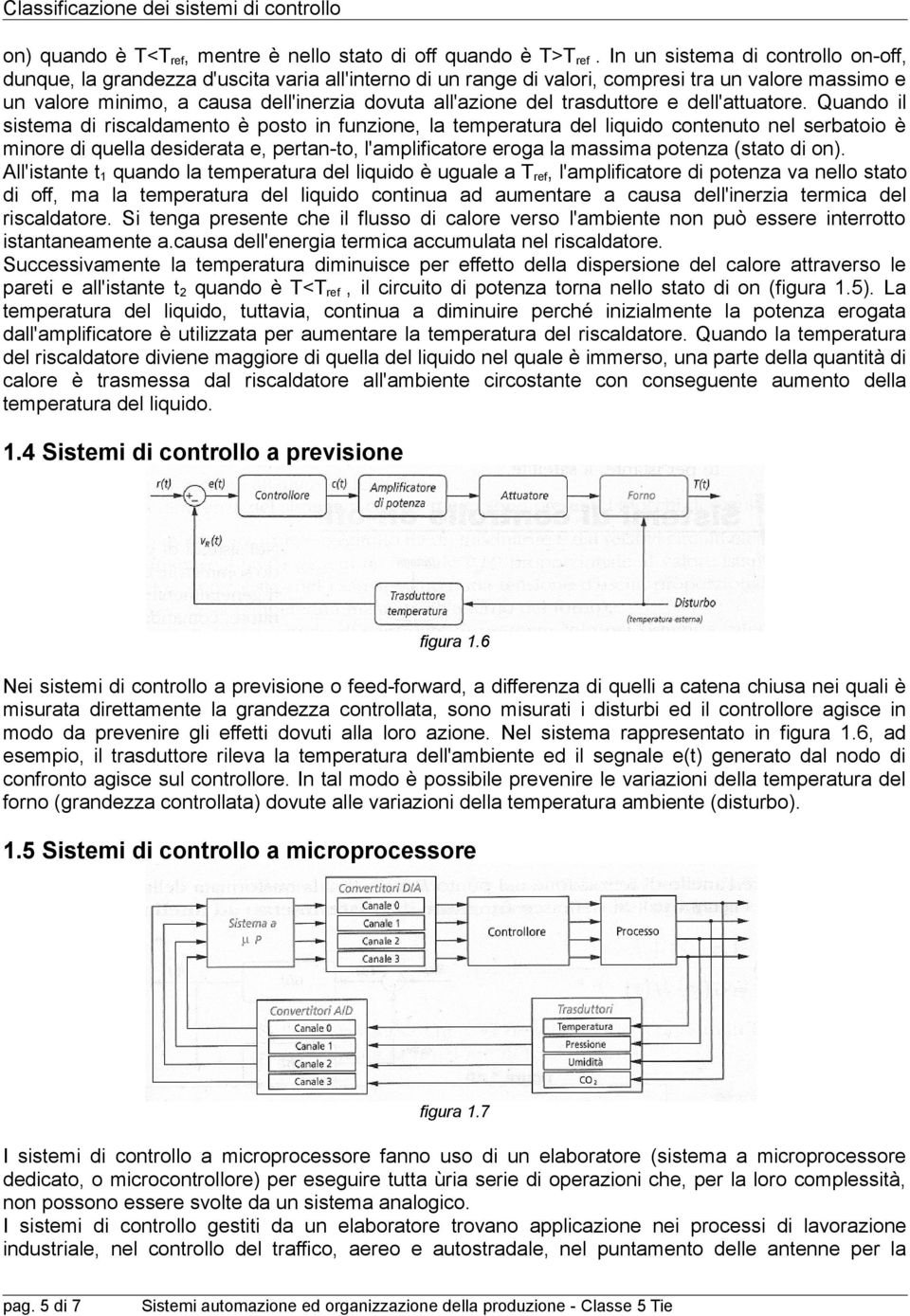 trasduttore e dell'attuatore.