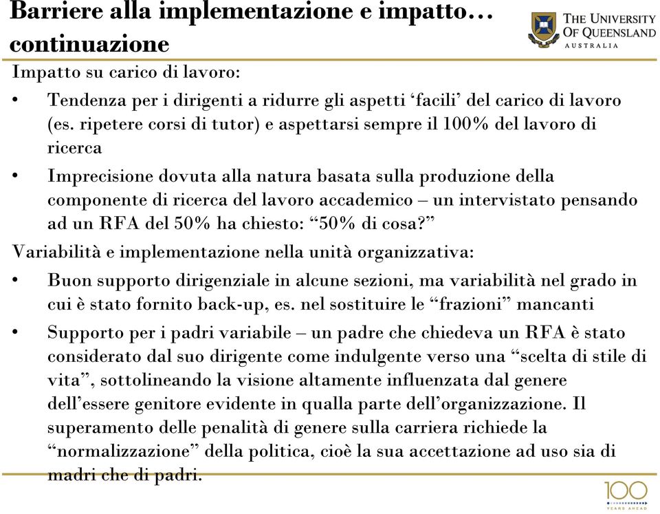 pensando ad un RFA del 50% ha chiesto: 50% di cosa?