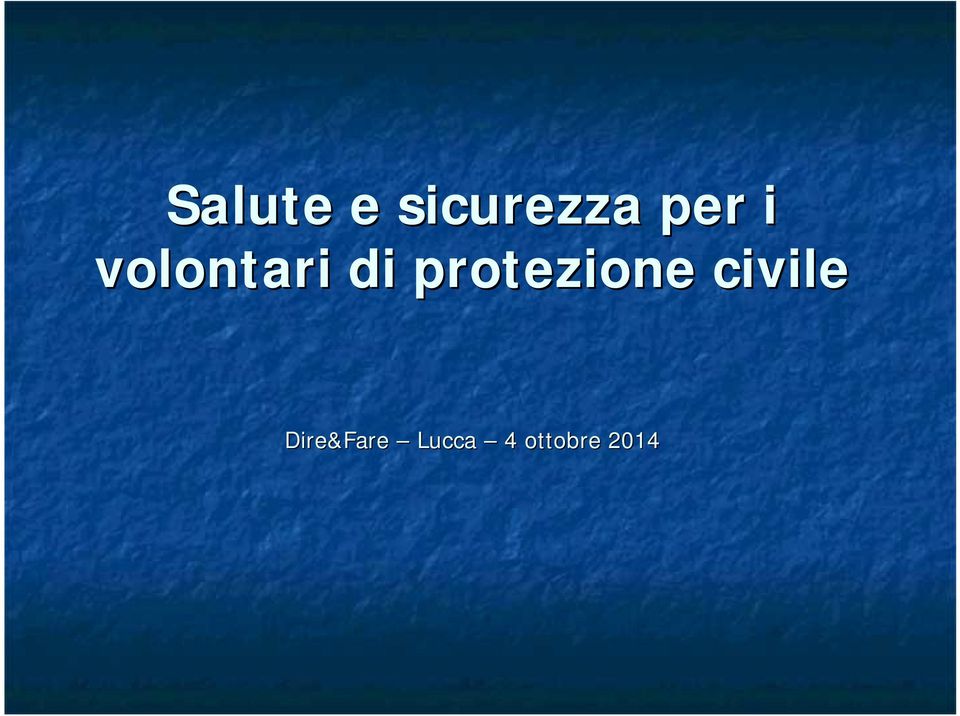 protezione civile