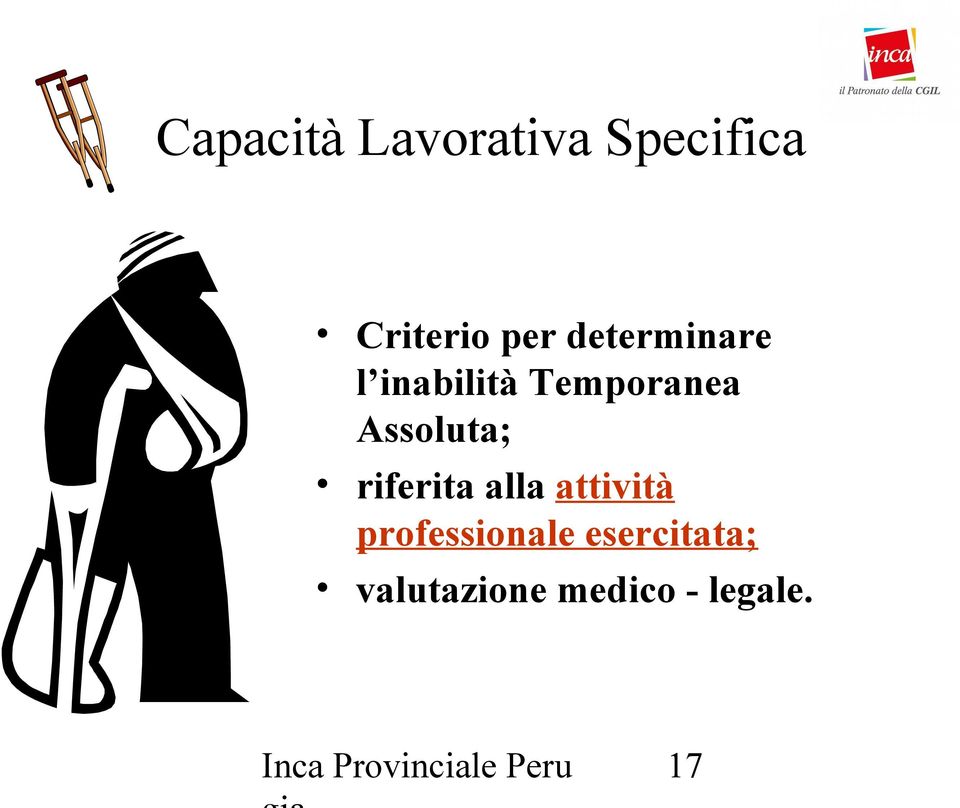 riferita alla attività professionale