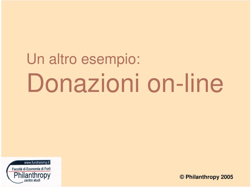 Donazioni