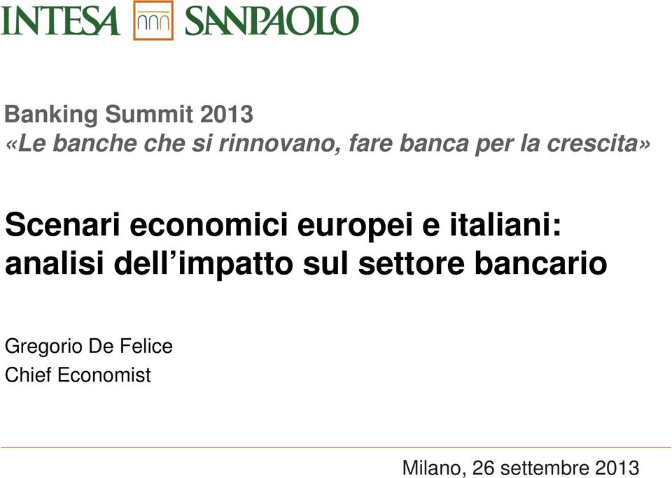 italiani: analisi dell impatto sul settore bancario