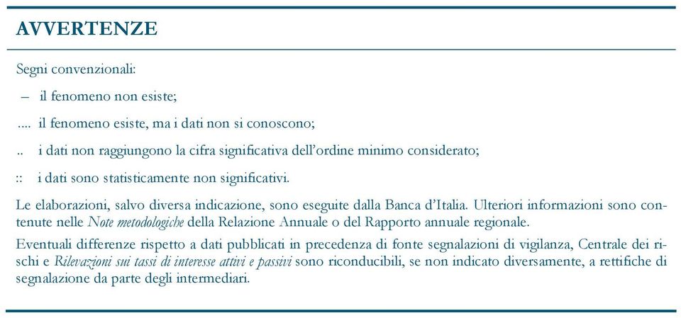 Le elaborazioni, salvo diversa indicazione, sono eseguite dalla Banca d Italia.