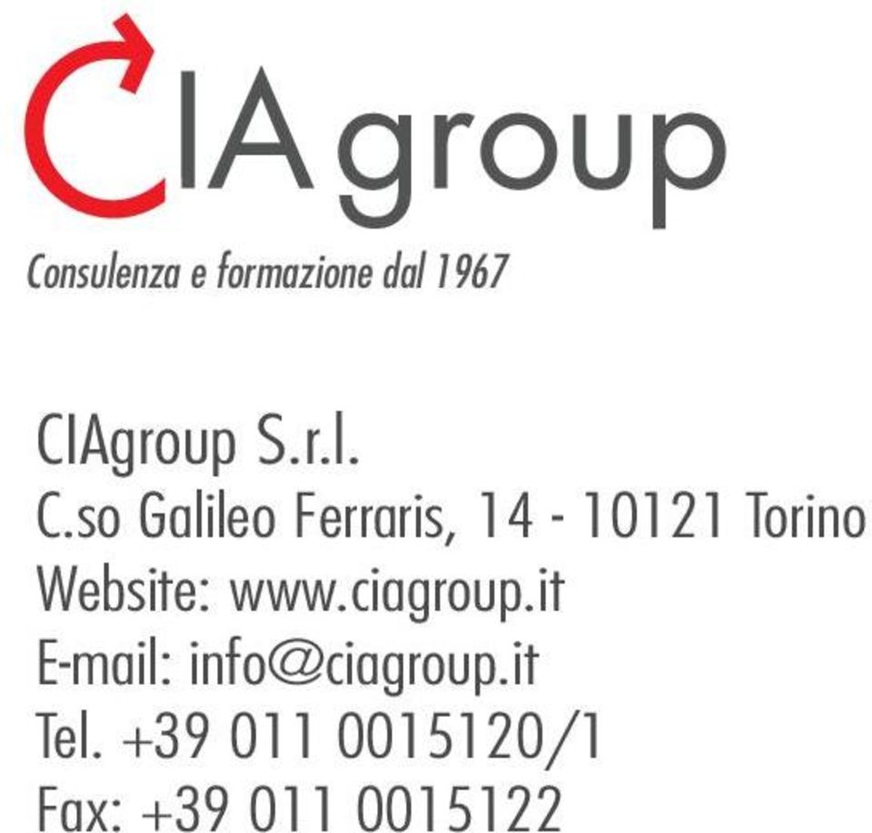 so Galileo Ferraris, 14-10121 Torino Website: