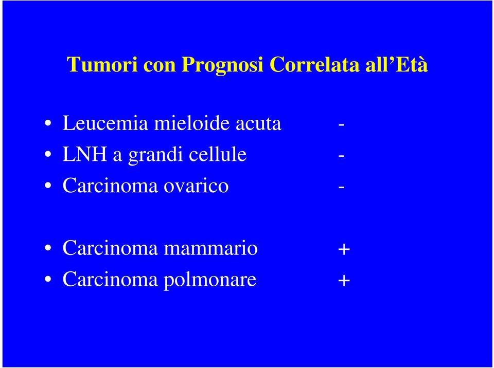 grandi cellule - Carcinoma ovarico -