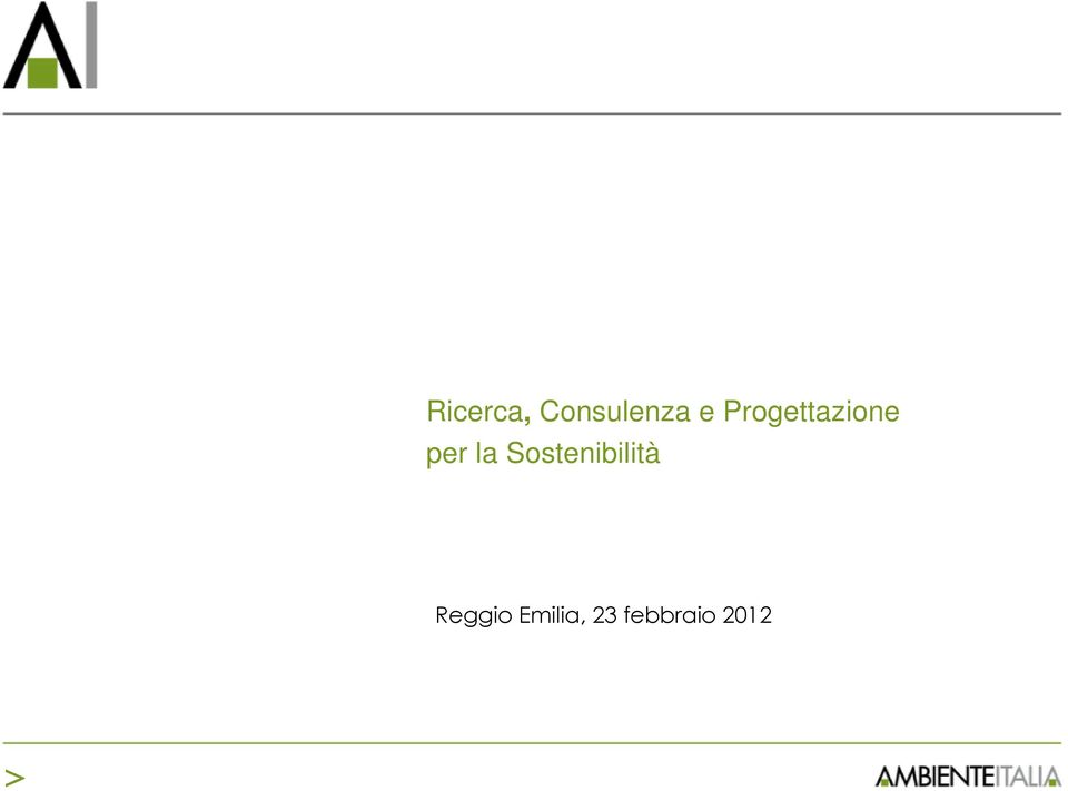 Sostenibilità Reggio