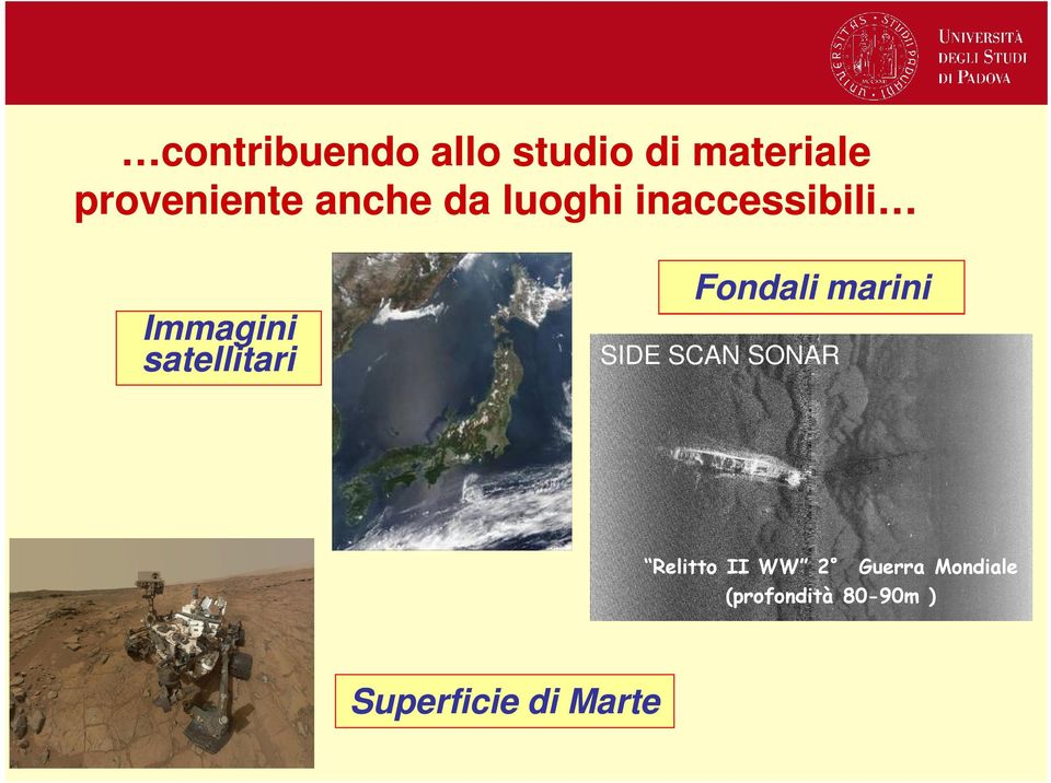 Fondali marini SIDE SCAN SONAR Relitto II WW 2