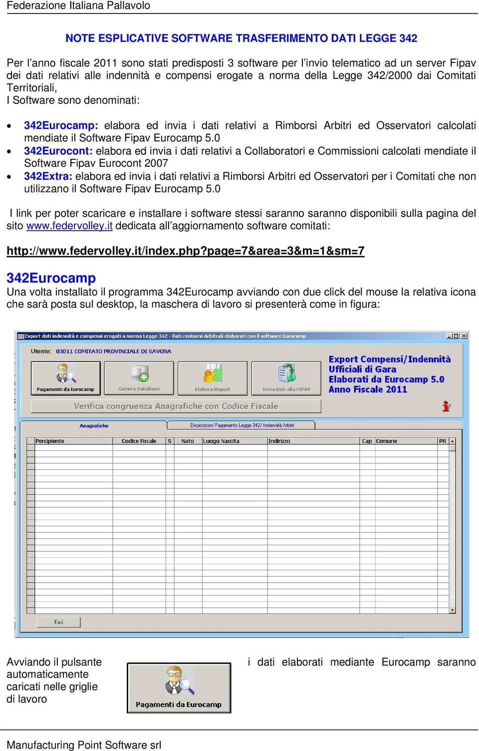 Software Fipav Eurocamp 5.