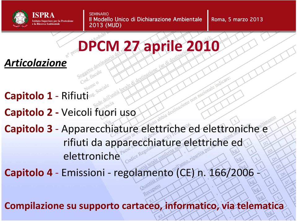 apparecchiature elettriche ed elettroniche Capitolo 4 - Emissioni -