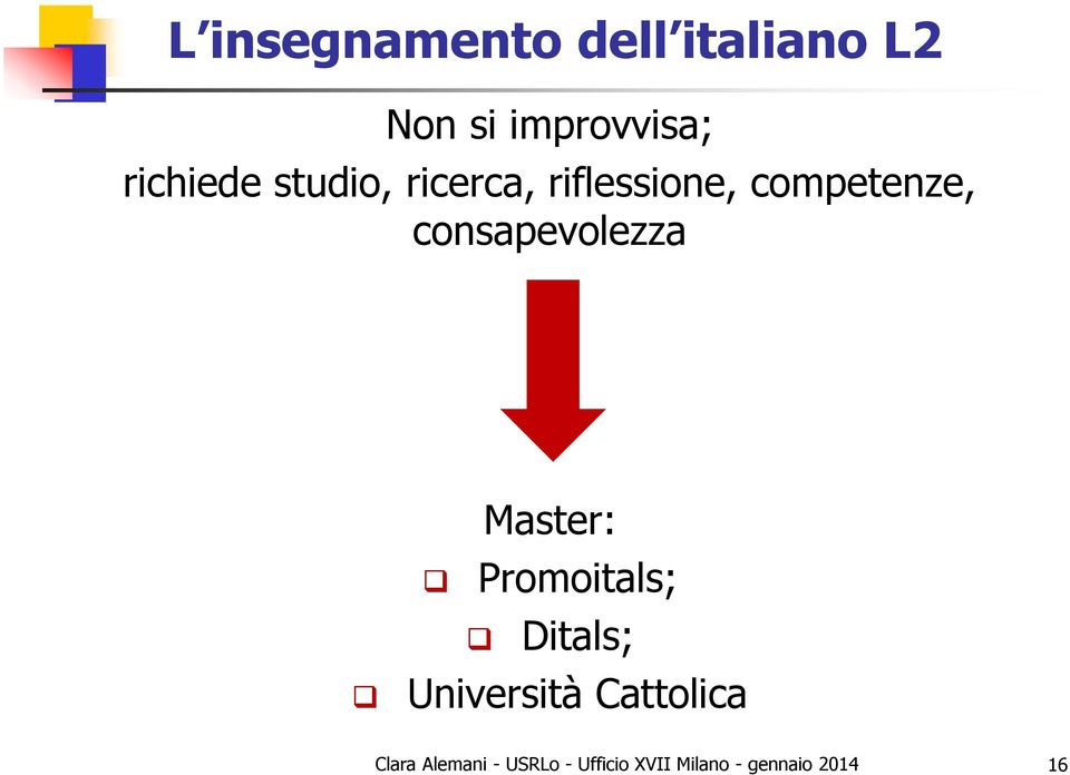 riflessione, competenze, consapevolezza