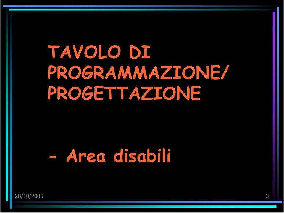 PROGETTAZIONE