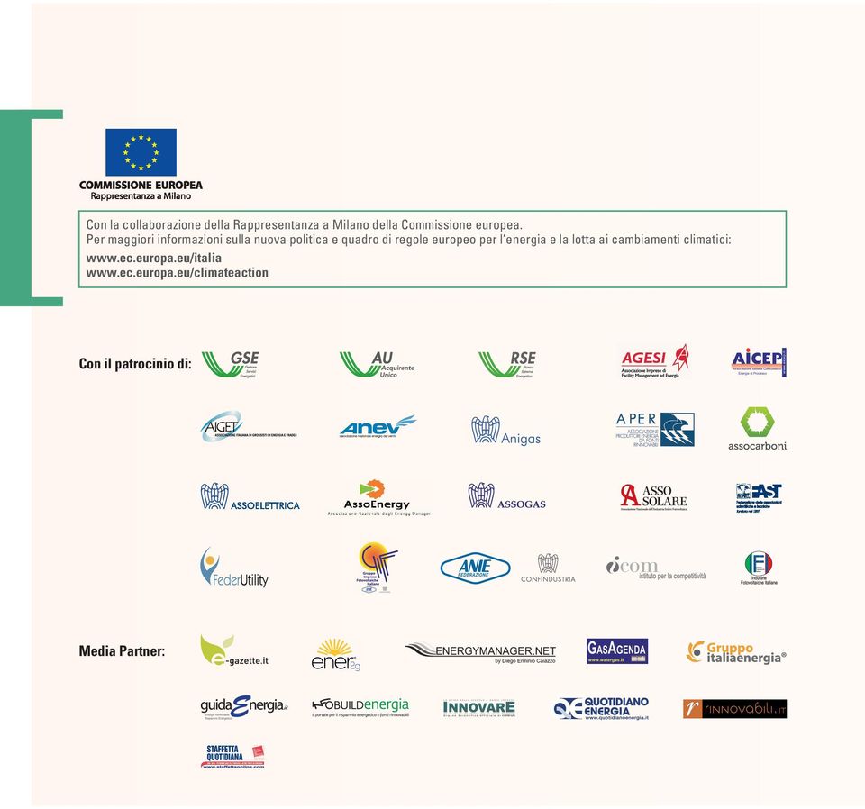 e la lotta ai cambiamenti climatici: www.ec.europa.