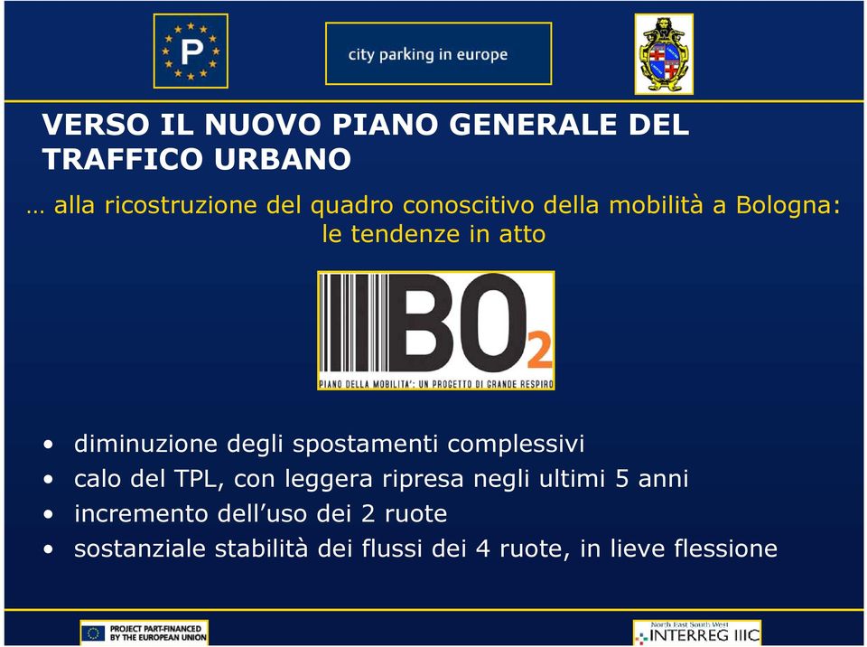 spostamenti complessivi calo del TPL, con leggera ripresa negli ultimi 5 anni