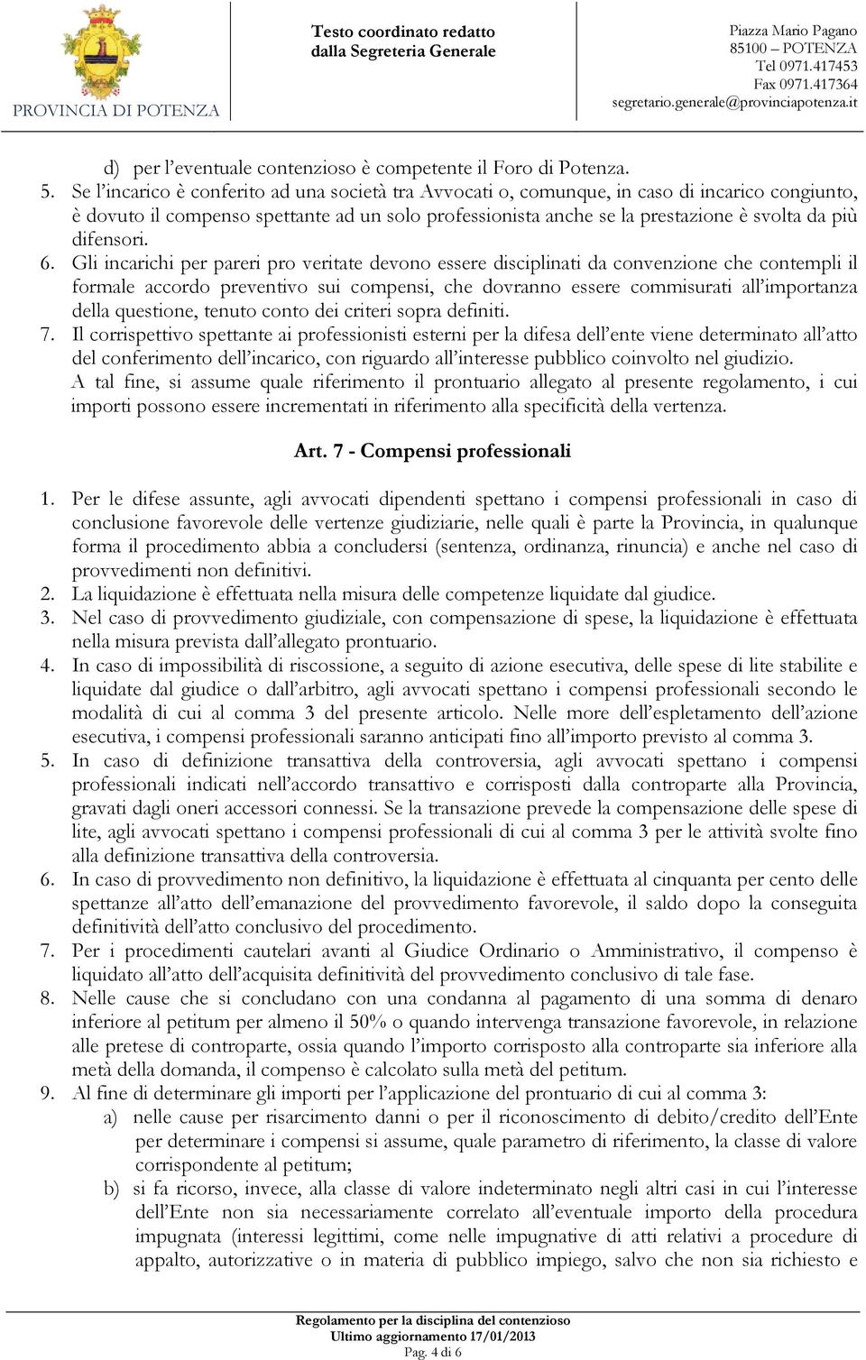 difensori. 6.