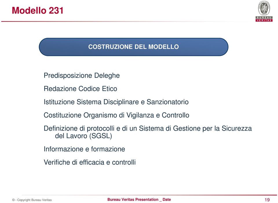 Vigilanza e Controllo Definizione di protocolli e di un Sistema di Gestione per la