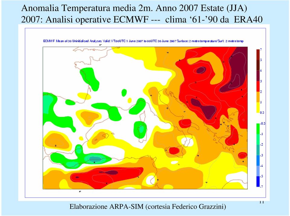 operative ECMWF --- clima 61-90 da ERA40