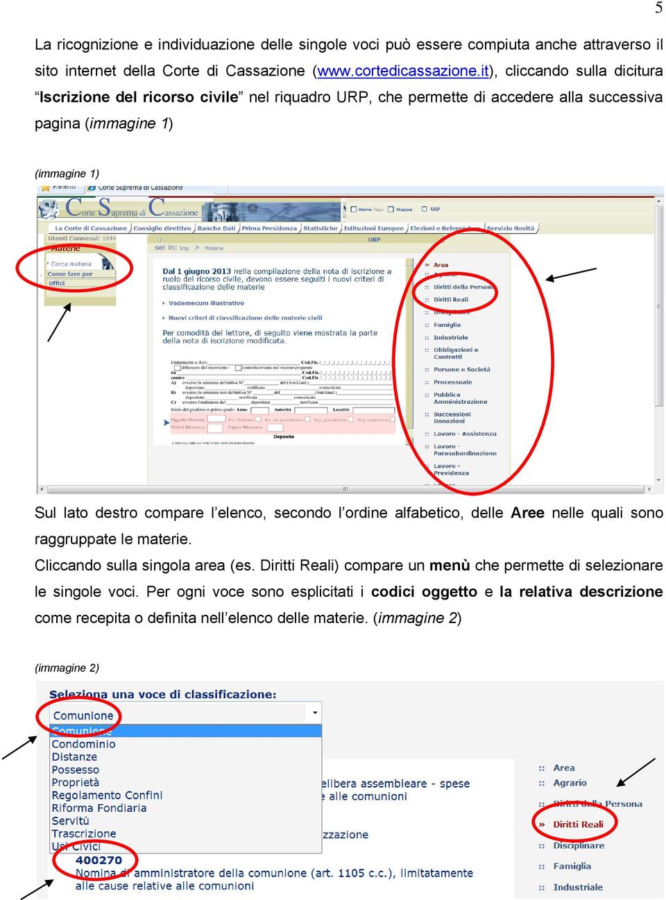 compare l elenco, secondo l ordine alfabetico, delle Aree nelle quali sono raggruppate le materie. Cliccando sulla singola area (es.