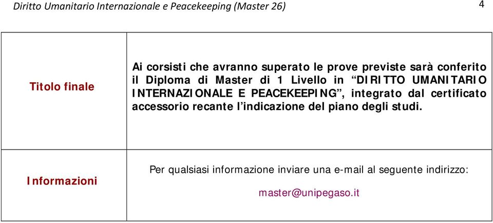 integrato dal certificato accessorio recante l indicazione del piano degli studi.