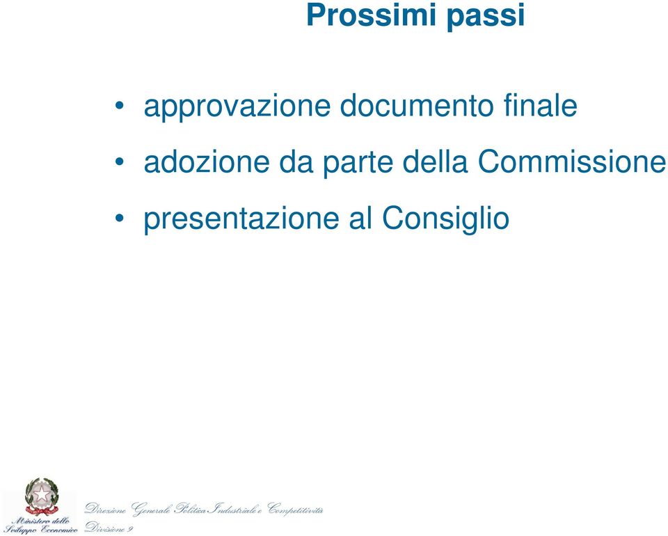 finale adozione da parte