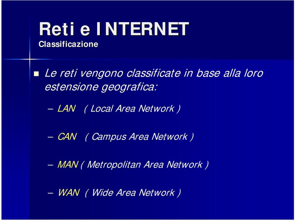 Area Network ) CAN ( Campus Area Network ) MAN (