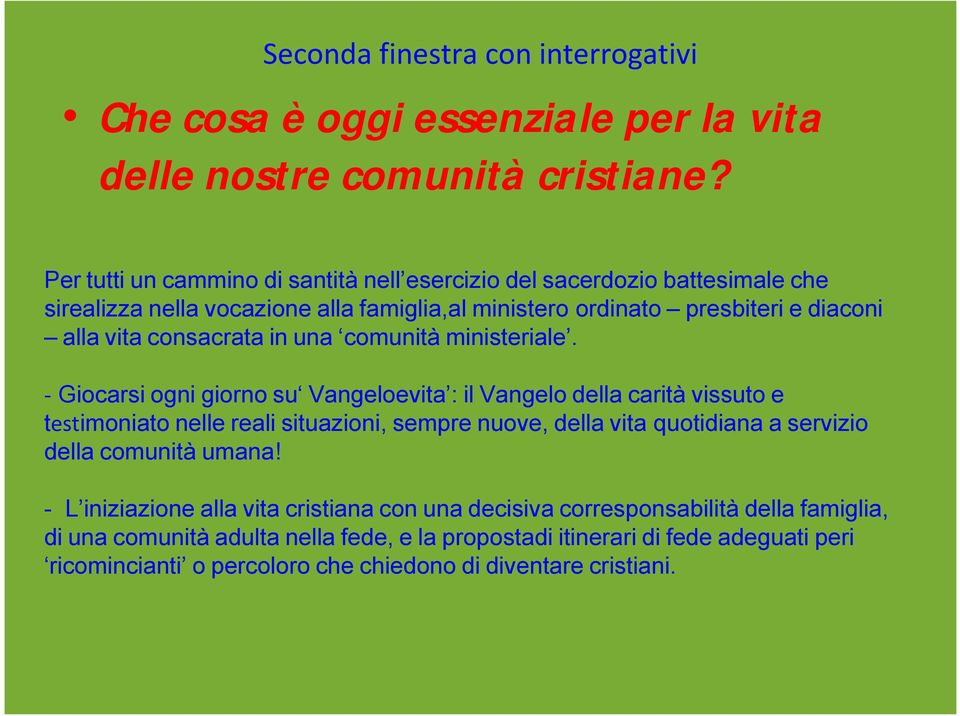 allavitaconsacratainuna comunità ministeriale.