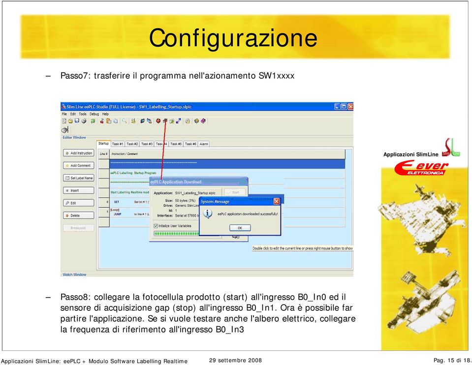 Ora è possibile far partire l'applicazione.