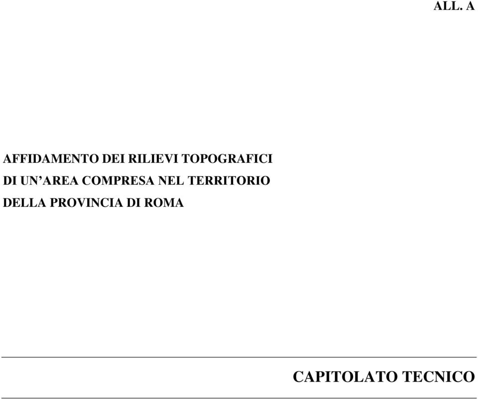 AREA COMPRESA NEL TERRITORIO