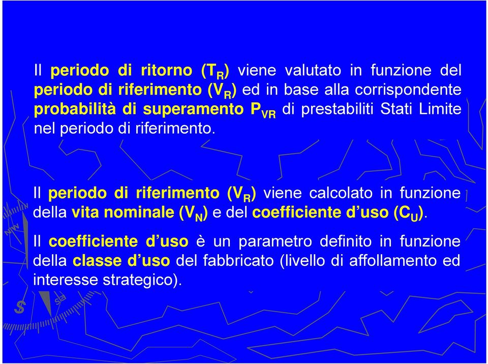 Il prid di rifrimnt (V R ) vin clclt in funzin dll vit nminl (V N ) dl cfficint d us ( U