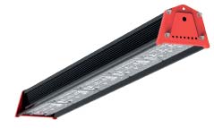 PLAFONIERA INDUSTRIALE PROFESSIONALE - HIRACK 150W (sistema completo) 100 277Vca 47/63Hz Meanwell PF >0,93 140 x LED High Power NICHIA 105 Lm/W Ra>70 30 (lato corto) x 70 (lato lungo) / 60 x 90, 120