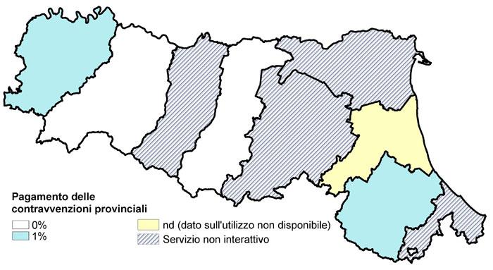 Come anticipato solo 4 Amministrazioni provinciali hanno fornito dati utili: Piacenza, Parma, Modena e Forlì-Cesena.