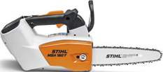 Motoseghe e potatori MS 150 TC-E Gruppo motore leggero 3,6 cm 3, 1,0 kw/1,3 CV,,6 kg a. La motosega STIHL più leggera per la cura degli alberi b.