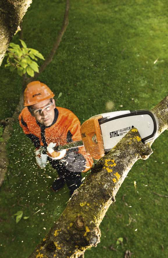 Spranga speciale Tendicatena laterale Tendicatena rapido STIHL (B) Freno catena QuickStop Super (Q) Tappo serbatoio olio senza uso di utensili Protezione contro il sovraccarico Indicatore di