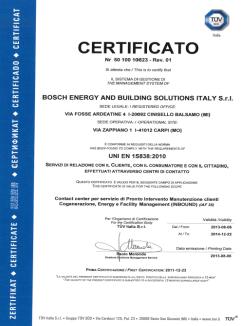 Italy CHI SIAMO Certificazioni 18001:2007 Certificazione Sicurezza 9001:2008 Certificazione Qualità 14001:2004 Certificazione Ambiente 15838:2010 Certificazione Contact Center 11352:2014 Attestazione