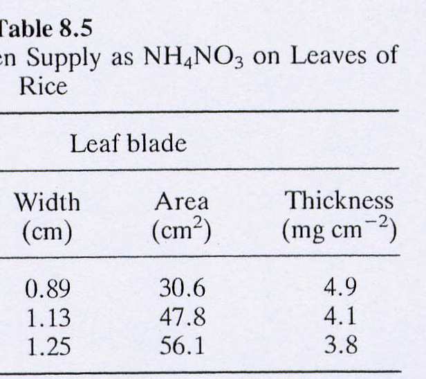 In riso la disponibilità di N Cambi nella morfologia fogliare Aumento lunghezza, larghezza e area fogliare Diminuzione dello spessore foglie flosce e curve interferenza
