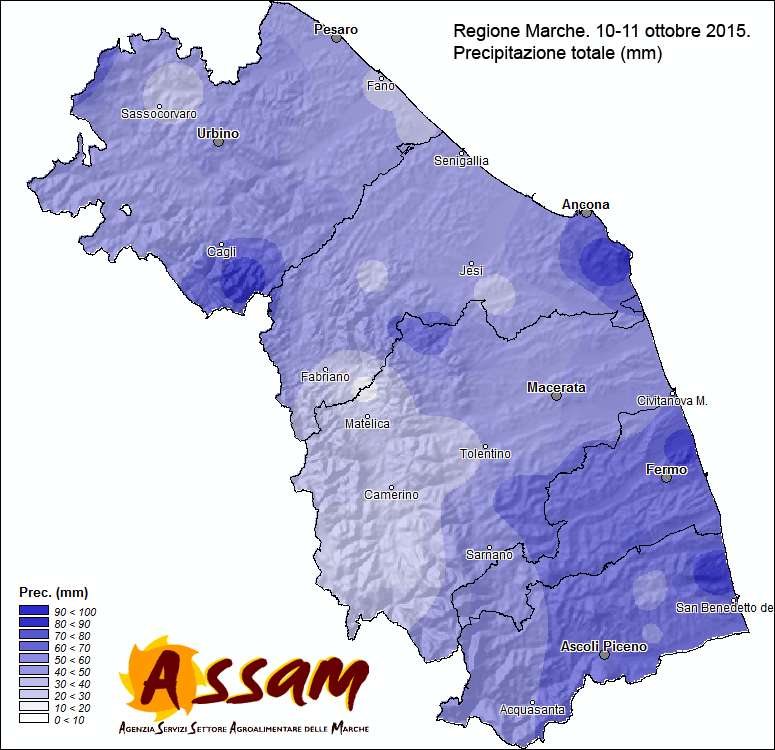 Notiziario AGROMETEOROLOGICO per la provincia di Ascoli Piceno e Fermo 40 14 Ottobre 2015 Centro Agrometeo Locale Via Indipendenza 2-4, Ascoli Piceno Tel. 0736/336443 Fax.