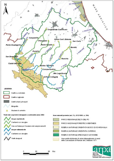 Rete di monitoraggio delle acque