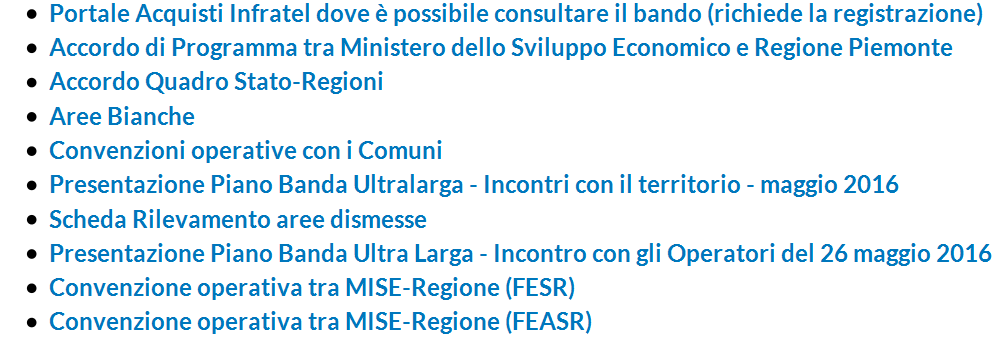 Per informazioni: segreteria.wi pie@regione.piemonte.