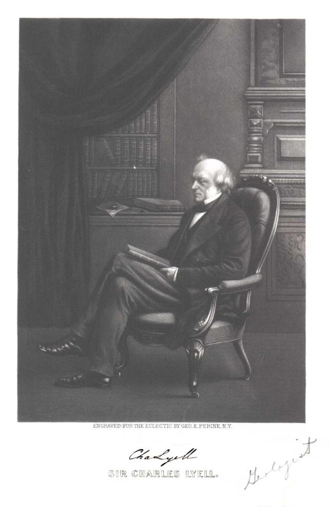 Charles Lyell (1787-1875) Il padre della geologia (principles of geology, 1833) Con lui, lo studio delle scienze della terra diventa sistematico.
