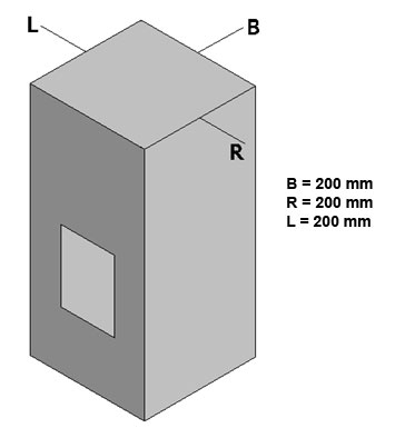 Le distanze minime dalla termostufa sono le seguenti: a) posteriormente all involucro 200mm b) lateralmente all involucro 200 mm come illustrato nel disegno seguente Nel caso di pavimenti in legno o