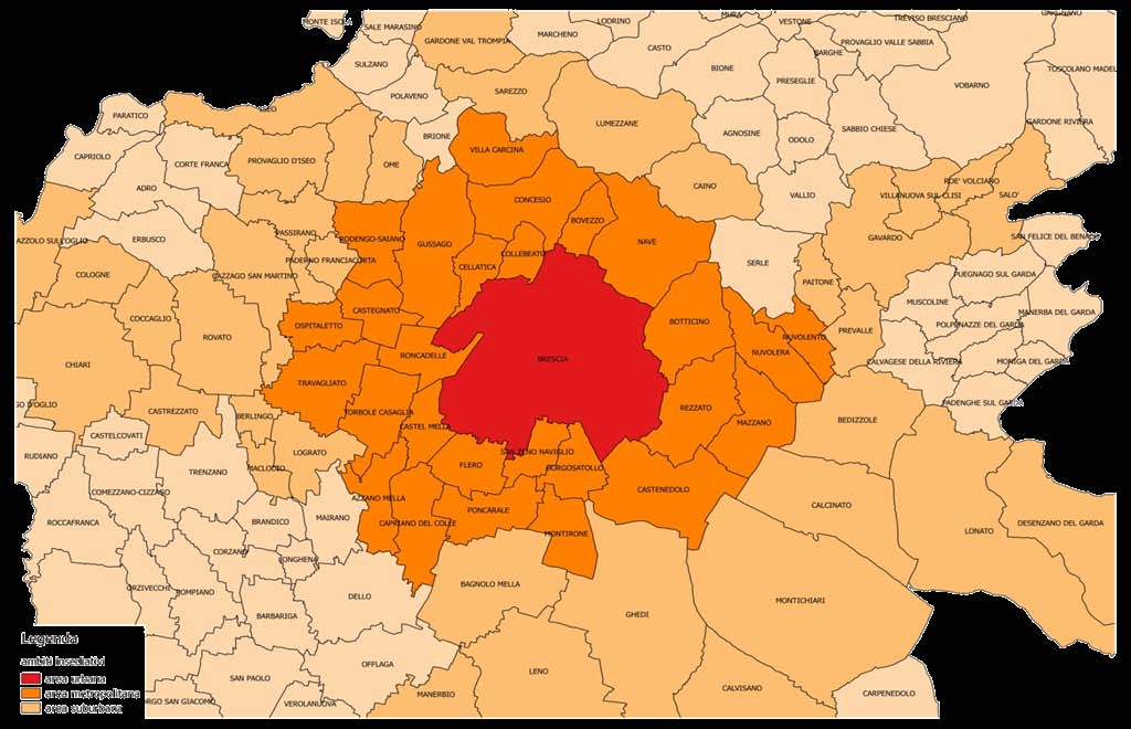 Dimensioni temporali e spaziali 10 anni area URBANA ambito cittadino del capoluogo area METROPOLITANA cerchia comuni 1^ e 2^ corona area