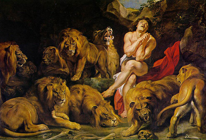Rubens, Daniele nella fossa dei leoni,