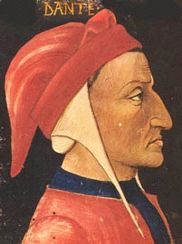 DANTE ALIGHIERI Nato a Firenze nel 1265 Morto a Ravenna nel 1321 Studiò teologia, filosofia, matematica, musica, disegno.