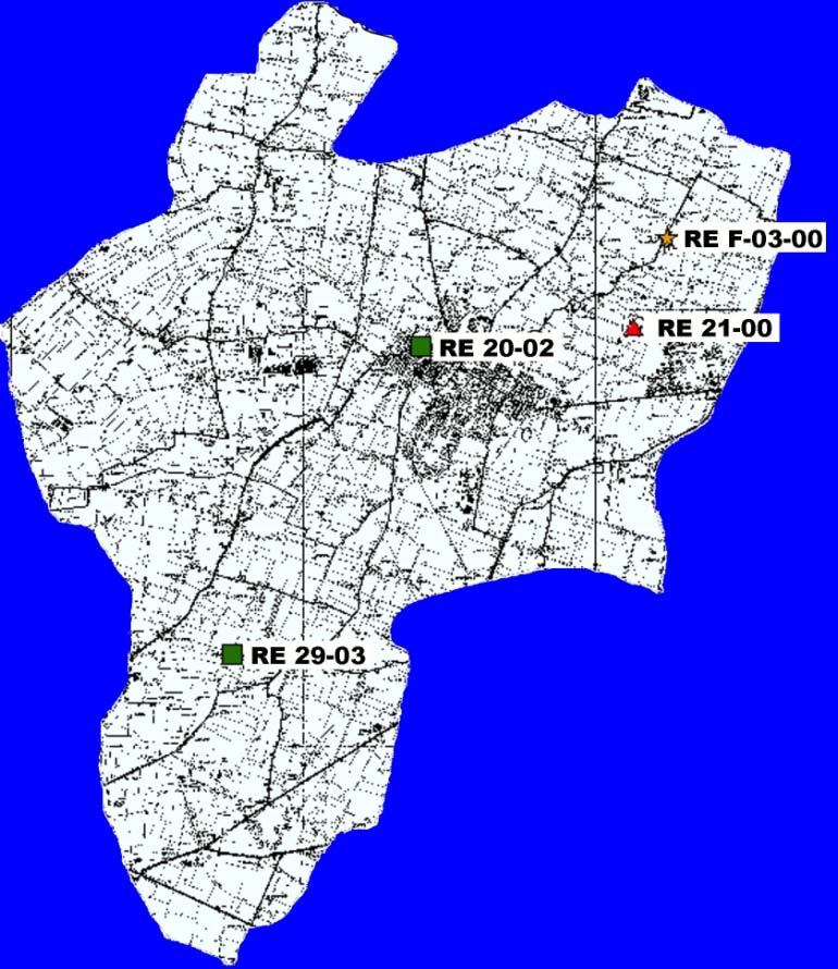Localizzazione dei pozzi della rete delle acque sotterranee sul territorio di Correggio La programmazione del monitoraggio dal 2010 al 2015 è così strutturata: -rete chimica: tutti